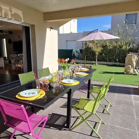 La Mazal, Bord De Mer, Piscine, Double Baignoire Balneo, Climatisation Villa Sete