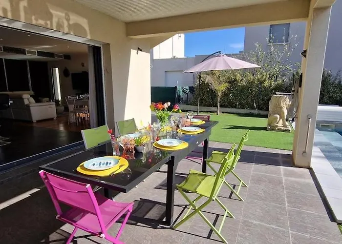 La Mazal, Bord De Mer, Piscine, Double Baignoire Balneo, Climatisation Βίλα Σετ
